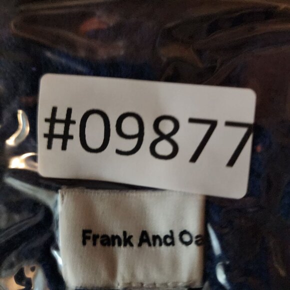 Frank And Oak Sweater Womens Medium Blue Wool Blend Long Sleeve Pullover - Picture 10 of 10